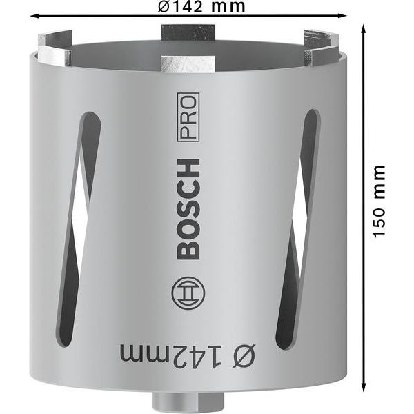 Bosch - Bohrkrone PRO Trockenbohrkrone, 142 2608587332 x 150 mm, G 1/2 Zoll