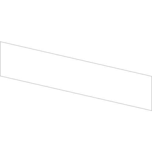 Stahl - Bezeichnungsschild für Befehlsgeräte Schild 238271 unbeschriftet