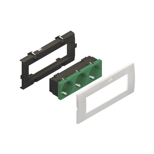 HKL - Einbaudose für Geräteeinbaukanal Geräteeinbausystem KES-3.3.20 183,5mm,NV=250V/16A