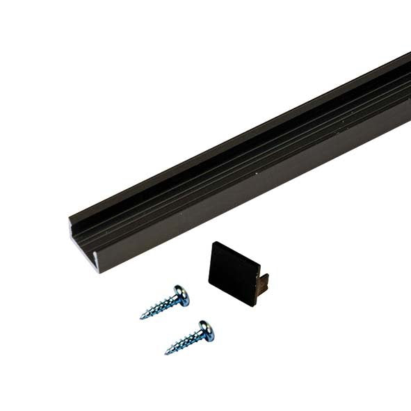 Hera - Mechanisches Zubehör/Ersatzteile für Leuchten LED-Aufbauprofil 61500032113 1m schwarz