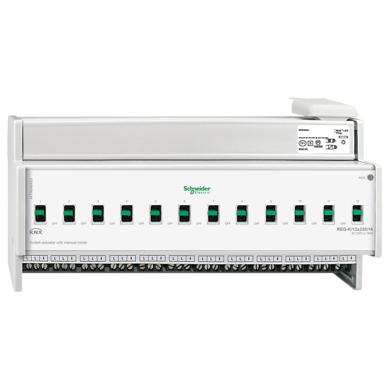 Schneider Electric - Bussystem-Schaltaktor Schaltaktor MTN648493 REG-K/12x230/16