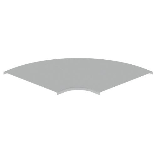 Unex - Deckel Bogen für Kabeltragsystem Abdeckung Bogen 90° grau 66611-48 600 U48X RAL7038