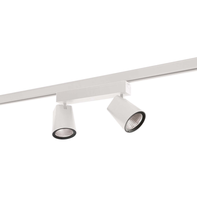 Ridi-Leuchten - Downlight/Strahler/Flutlicht LED-Stromschienenstrahler CIRQUA-L 2X3000-830M weiß, 3000K
