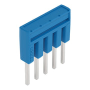WAGO - Querverbinder/Brücker für Reihenklemme Kammbrücker, isoliert 2000-405/000-006 5-fach, blau − 25 Stück