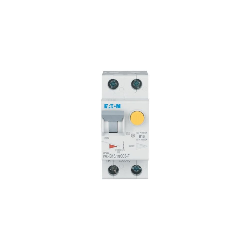 Eaton - Kombination FI-Schalter/Leitungsschutzschalter FI/LS-Kombischalter PXK-B16/1N/003-F B 16A 1+N, 30mA