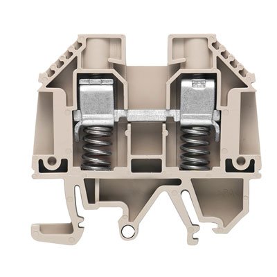 Weidmüller - Durchgangs-Reihenklemme Klemme WDU 10 SL/EN Schraubanschl.,10mm² − 50 Stück