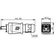 Telegärtner - Modularer Steckverbinder Steckerset STX V14 RJ45 100007469 AWG24-27 Cat.6 M