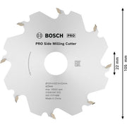 Bosch - Fräser PRO Scheibenfräser, 105 x 3608641013 22 x 4 mm, 8 Zähne