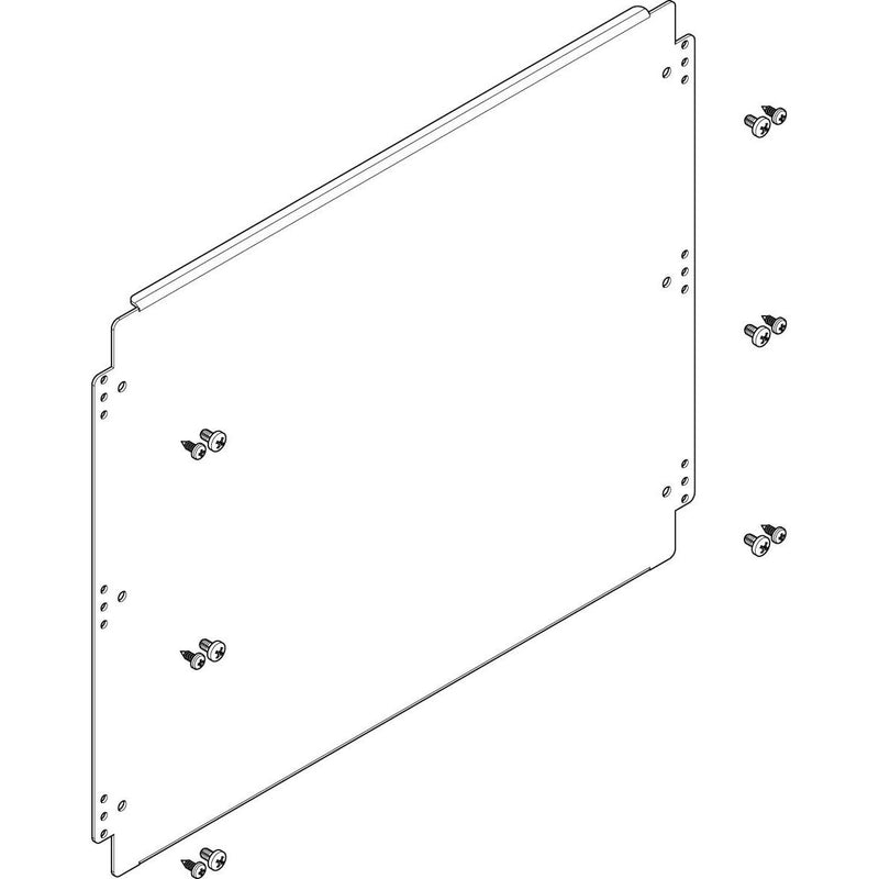 ABN - Montageplatte für Verteilergehäuse Montageplatte FMA23N 494x400mm 2FB/3RE