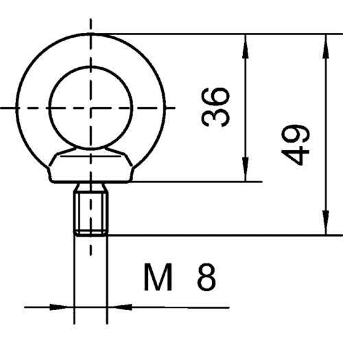Stahl - Mechanisches Zubehör/Ersatzteile für Leuchten Ringösen 6050 265874