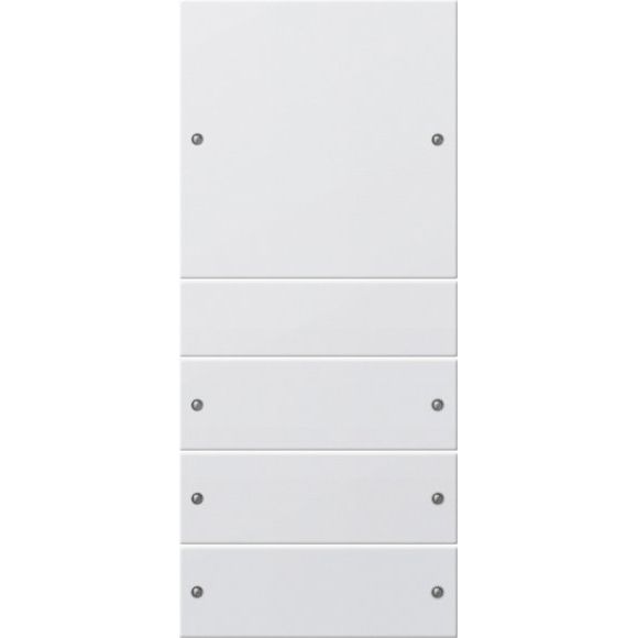 Gira - Bussystem-Tastwippe Wippenset 4fach 218427 reinweiß matt