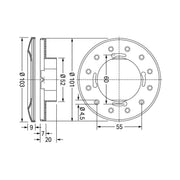 WAGO - Bussystem-Bewegungsmelder DALI-Msensor 02 5DPI 41w 2851-8302 Doseneinbau