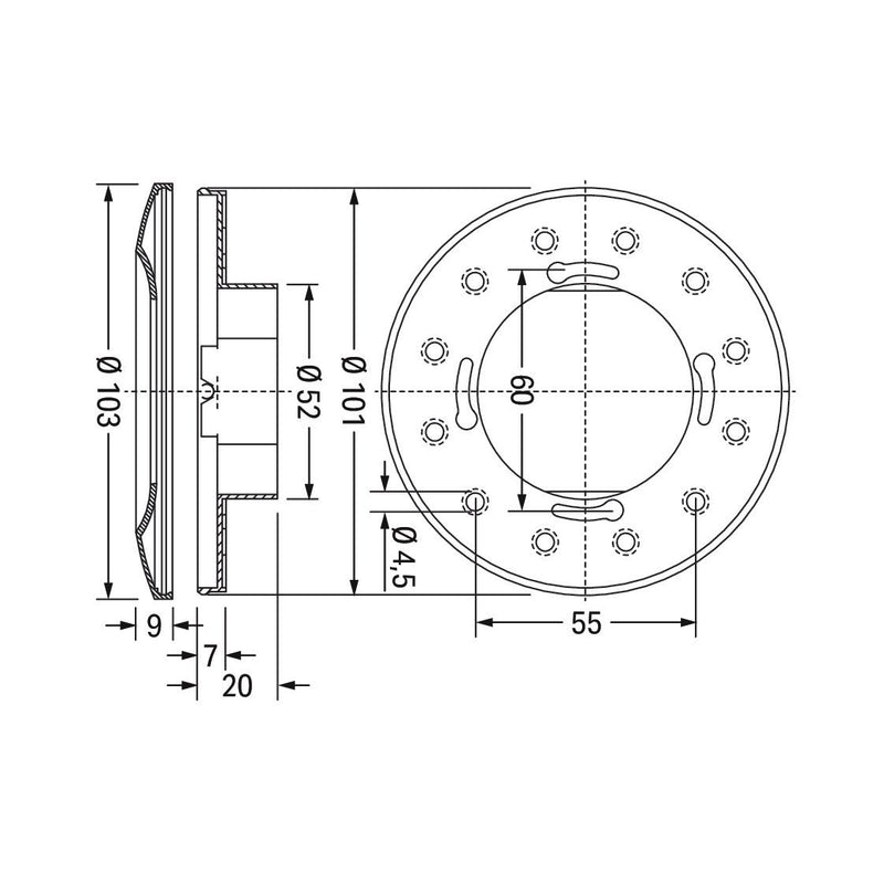 WAGO - Bussystem-Bewegungsmelder DALI-Msensor 02 5DPI 41w 2851-8302 Doseneinbau