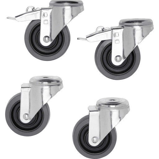 Vogels - Zubehör/Ersatzteile für Unterhaltungselektronik Räderset PFA9114 sw-si (VE4) si-sw,4Stck