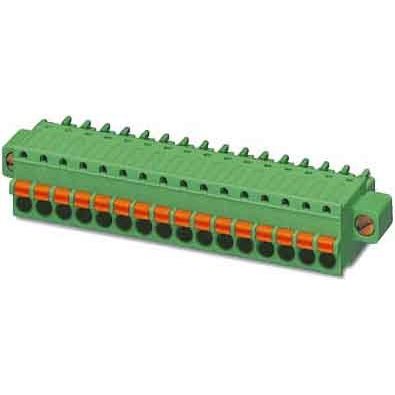Phoenix Contact - Kabelsteckverbinder für Leiterplattensteckverbinder Federkraft-Steckerteil FK-MCP1,5/16STF-3,81 m.Schraubflansch − 50 Stück