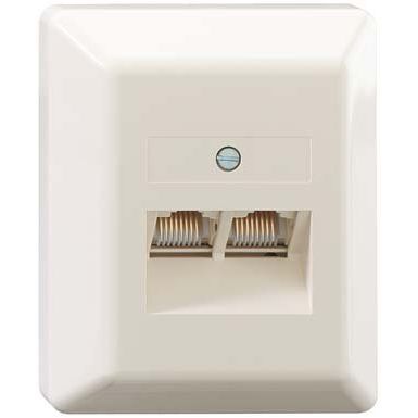 Rutenbeck - Kommunikationsanschlussdose Kupfer Universal-Anschlusseinheit UAE8/8(8/8)LSA Aprw − 10 Stück