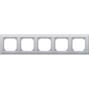 Merten - Abdeckrahmen Rahmen 5f.alu 486560 waage/senkrecht