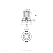 EVN Lichttechnik - Downlight/Strahler/Flutlicht LED-Einbauleuchte modular F10RXXXM1330L38D Konfigurationstype