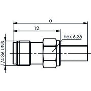 Telegärtner - Koax-Steckverbinder SMA-Kabelbuchse AU 100024696 G1 (RG58C/U) − 5 Stück