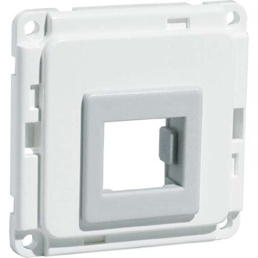 Peha - Einsatz/Abdeckung für Kommunikationstechnik Zentralplatte D 710.02 MJ ATT/B f.Mod.Jack, reinweiß