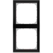 Issendorff - Abdeckrahmen Glasrahmen 2-fach LCN - G55-2B sw 5mm Glasstärke