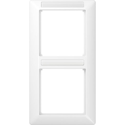 Jung - Abdeckrahmen Rahmen, 2fach senkr. AS 582 BF INA WW sprühnebeldi.Fenster