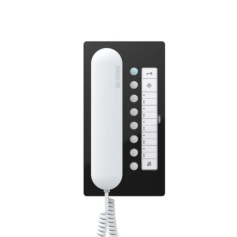 Siedle&Söhne - Innenstation für Türkommunikation Bus-Telefon Comfort BTC 850-02 SH/W schwarz-hgl/weiß