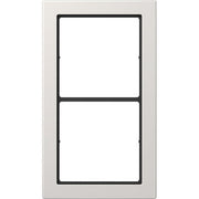 Jung - Abdeckrahmen Rahmen 2-fach lgr FD 982 LG waage/senkrecht