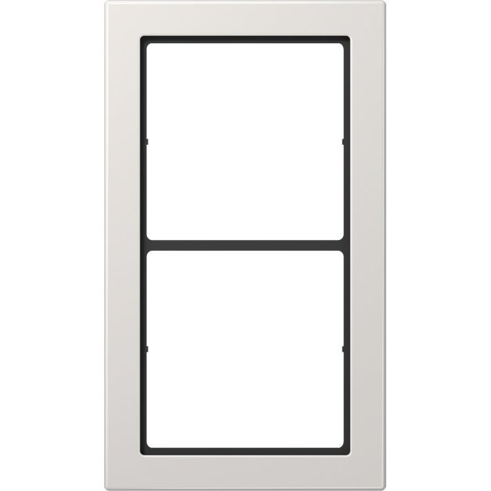 Jung - Abdeckrahmen Rahmen 2-fach lgr FD 982 LG waage/senkrecht