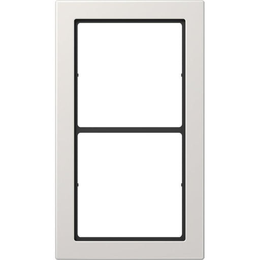 Jung - Abdeckrahmen Rahmen 2-fach lgr FD 982 LG waage/senkrecht