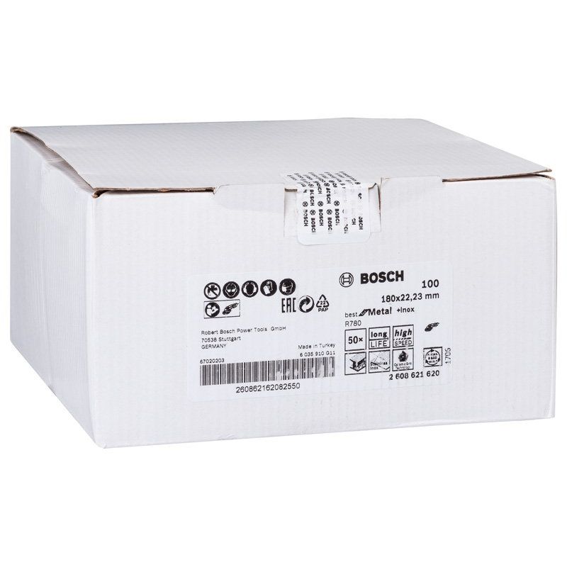 Bosch - Trenn-/Schleifscheibe PRO R780 Fiberscheibe, 2608621620 180 mm, G100