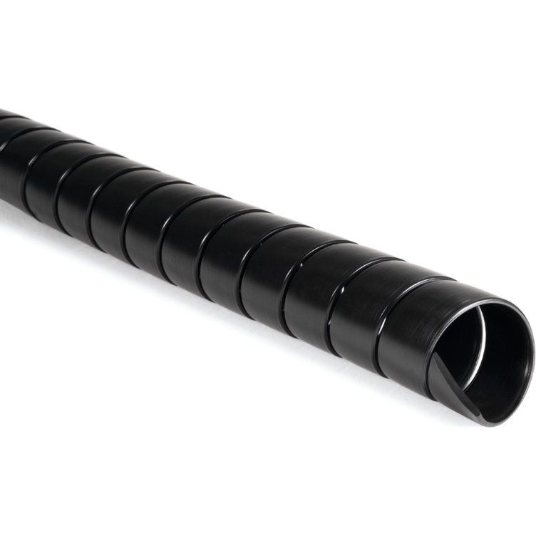 HellermannTyton - Kabelbündelungsschlauch Spiralschlauch SPF-25-PP-BK