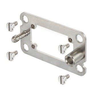 Harting - Modulträgerrahmen für Industriesteckverbinder Andockrahmen Edelstahl 09300101704 Baugröße: 10B