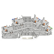 WAGO - Installations-Etagenklemme Installationsetagenklemme 2203-6646 2,5 mm² mit Drücker − 50 Stück