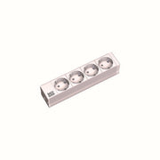 Bachmann - Mehrfachsteckdose 10Zoll Steckdosenleiste 333.0122 1HE, RAL7035
