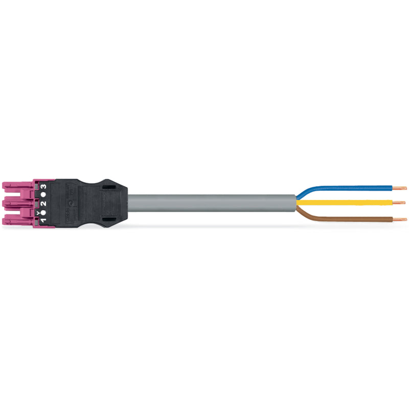 WAGO - Konfektionierte Leitung für steckbare Gebäudeinstallation konfekt. Anschlussleitung 771-9993/105-507 Eca,Buchse