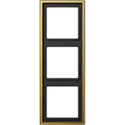 Jung - Abdeckrahmen Rahmen 3-fach go24Karat LS 983 GGO waage/senkrecht