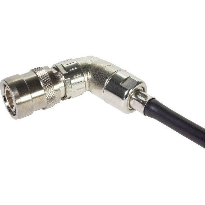 Harting - Rundsteckverbinder, feldkonfektionierbar (Industriesteckverbinder) Kabelsteckverbinder 21038213833 gewinkelt Stift