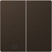 Merten - Abdeckung/Bedienelement für Installationsschalterprogramme Wippe f. Tastermodul 2f. MEG5226-6052 Szene1/2 blank mo-me