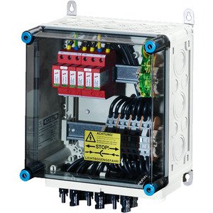 Hensel - Dose, Gehäuse für Montage auf der Wand/Decke PV-GAK mit ÜSE Mi PV 1242 4xPV-String auf 2xWR − 1 Stück by Hensel
