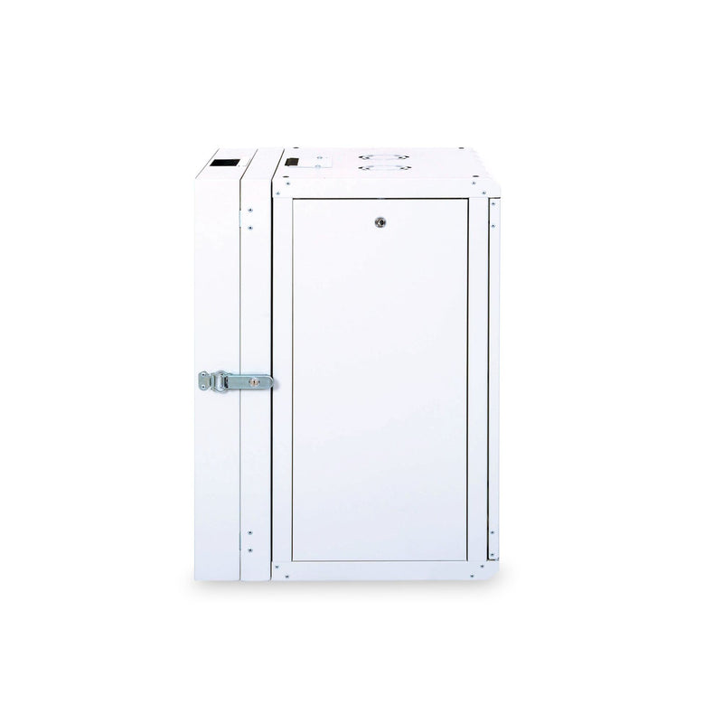 DIGITUS - Netzwerk-/Serverschrank Wandschrank mit Glastür DN-19 16-U-3 RAL 7035 H=802mm