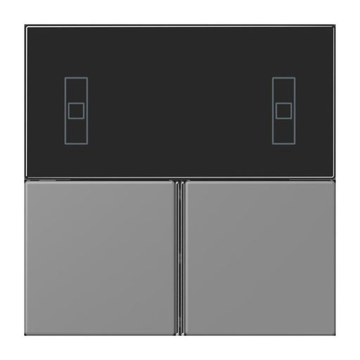 Jung - Abdeckung/Bedienelement für Installationsschalterprogramme Tastensatz 3fach LC 4093 TSA 203 gris 31