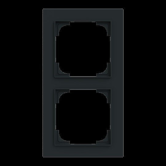 Busch-Jaeger - Abdeckrahmen Abdeckrahmen 2-fach 1722-45M  − 1 Stück
