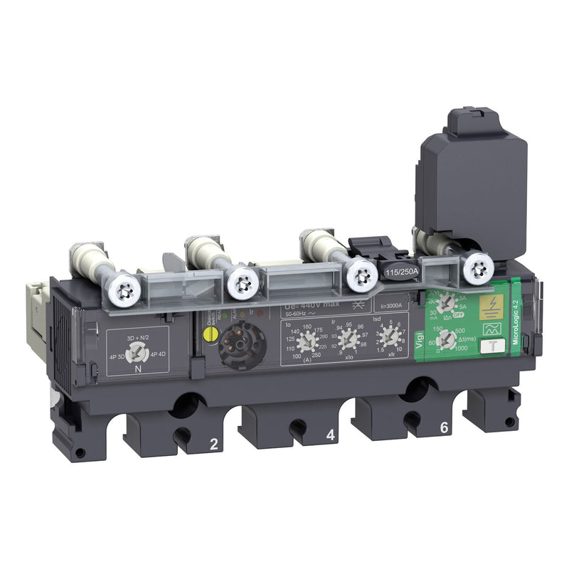 Schneider Electric - Auslöseblock für Leistungsschalter Elektron. Auslösegerät C1644V160 MicroLogic 4.2