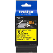 Brother - Schrumpfschlauch Schrumpfschlauchkassette HSe-611E ge/sw,5,2mm, 1,5m