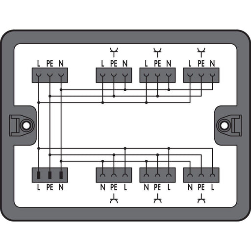 WAGO - Kompaktverteiler für steckbare Gebäudeinstallation Verteilerbox 899-631/104-000 230 V