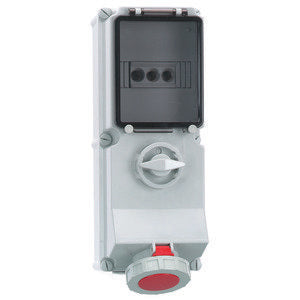 Bals Elektrotech - CEE-Steckdose abschaltbar, abgesichert (IEC 60309) Wandsteckdose abschaltbar 1779 abgesichert 16A 4p