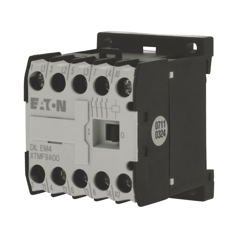 Eaton - Leistungsschütz zum Schalten von Wechselstrom Leistungsschütz DILEM4-G(12VDC) AC-3/400V:4kW 4p DC − 5 Stück