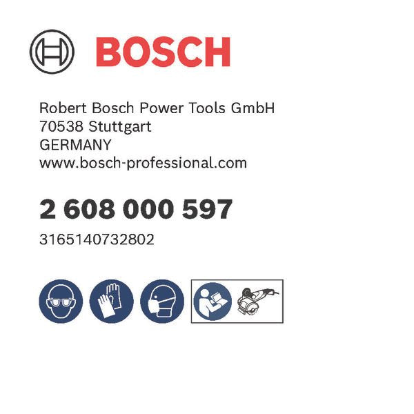 Bosch - Trenn-/Schleifscheibe Lamellenschleifwalze, 19 2608000597 mm, K 60, 100 mm