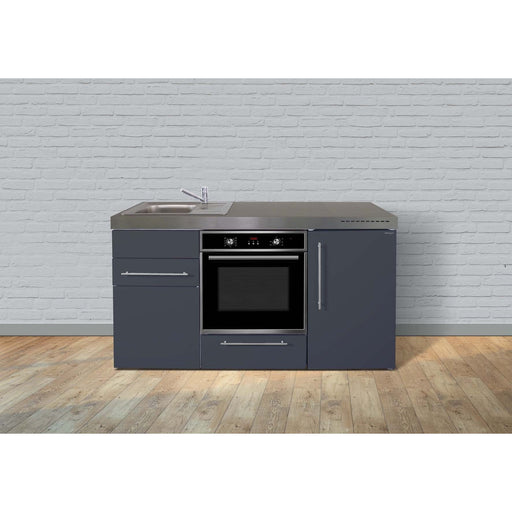 Stengel - Mini-Küche Miniküche Premiumline MPBSG160BOGKFreBliS Schiefergrau